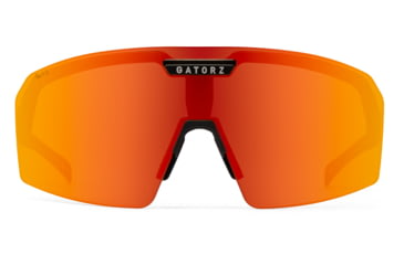 Image of Gatorz Havok Sunglasses, Engraved Logo, Graphite Frame, Sunburst Mirror Lens, 841235126437