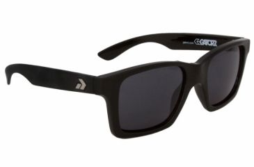 Image of Gatorz Iamblk01pBk Iam Black Frame Polarized Grey Lens Sunglasses