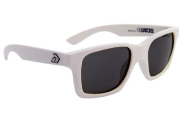 Image of Gatorz Iamwht01Wh I Am White Frame Grey Lens Sunglasses