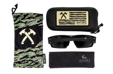 Image of Gatorz Jack Carr Warhawk Sunglasses, Black, Medium, 841235127861