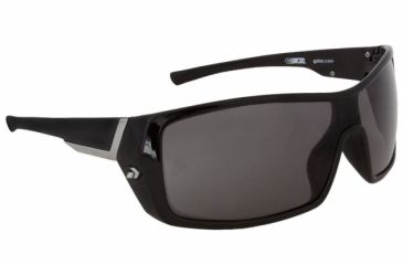Image of Gatorz Kegblk01pBk Kegger Black Frame Polarized Grey Lens Sunglasses