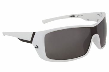 Image of Gatorz Kegmwh01pMwh Kegger Matte White Frame Polarized Grey Lens Sunglasses