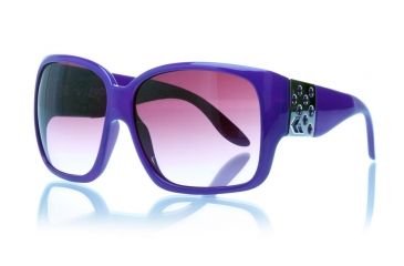 Image of Gatorz Lorpur19fPu Lorita Purple Frame Merlot Fade Lens Sunglasses