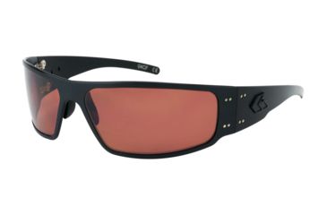 Image of Gatorz Magnum 2.0 Sunglasses, Blackout Frame, Rose Polarized Lens, MAG2BLK09PMBP