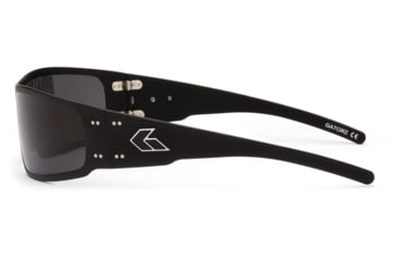 Image of Gatorz Magnum Sunglasses, Asian Fit, Black Frame, Smoked Polarized Lens, AF-MAGBLK01P