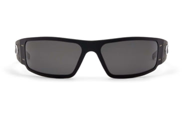 Image of Gatorz Magnum Sunglasses, Asian Fit, Black Frame, Smoked Polarized Lens, AF-MAGBLK01P