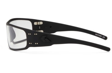 Image of Gatorz Magnum Sunglasses, Asian Fit, Black Frame, Clear, Non Polar Lens, Matte Black Plug Af-M, AF-MAGBLK06MBP