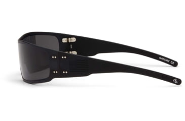 Image of Gatorz Magnum Sunglasses, Asian Fit, Blackout Frame, Smoked Polarized Lens, AF-MAGBLK01PMBP