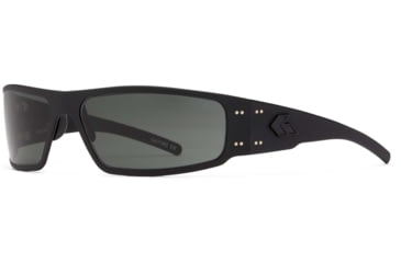 Image of Gatorz Magnum Sunglasses, Asian Fit, Blackout Frame, Smoked Polarized Lens, AF-MAGBLK01PMBP