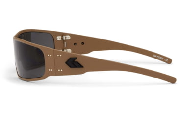 Image of Gatorz Magnum Sunglasses, Asian Fit, Cerakote Tan Frame, Smoked Polarized Lens, AF-MAGCTN01P