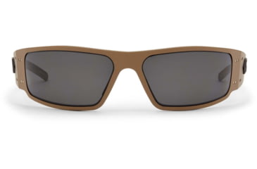 Image of Gatorz Magnum Sunglasses, Asian Fit, Cerakote Tan Frame, Smoked Polarized Lens, AF-MAGCTN01P