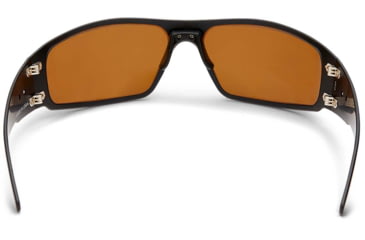 Image of Gatorz Magnum Sunglasses, Black Frame, Brown Polarized w/Green Mirror Lens, GZ-01-023