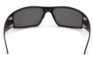 Image of Gatorz Magnum Sunglasses, Black, Smoke Polar, Blue Mirror w/ Silver Logo, Black, GZ-01-022