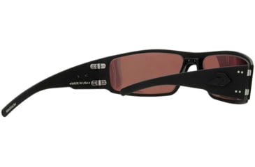 Image of Gatorz Magnum Sunglasses, Blackout Frame, Rose Polarized w/Gold Mirror Lens, GZ-01-016