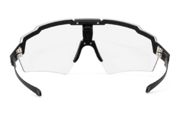 Image of Gatorz Milspec Ballistic Z87.1 Sunglasses, Black Cerakote Frame, Clear Lens, Blackout Logo, One Size, GZ-10-402