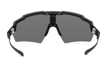 Image of Gatorz Milspec Ballistic Z87.1 Sunglasses, Black Cerakote Frame, Smoke Lens, Blackout Logo, One Size, GZ-10-401