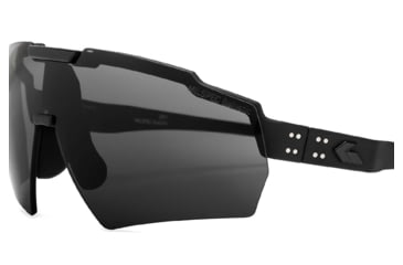 Image of Gatorz Milspec Ballistic Z87.1 Sunglasses, Black Cerakote Frame, Smoke Lens, Blackout Logo, One Size, GZ-10-401
