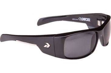 Image of Gatorz Mlkblk01pBk Malkin Black Frame Grey Polarized Lens Sunglasses