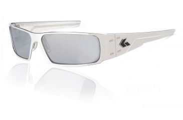 Image of Gatorz Octane Sunglasses, Polished Frame, Chrome Lens OCTPOL02