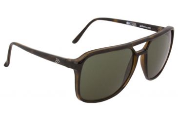 Image of Gatorz Pedtor17To Pedy Tortoise Frame Green Lens Sunglasses