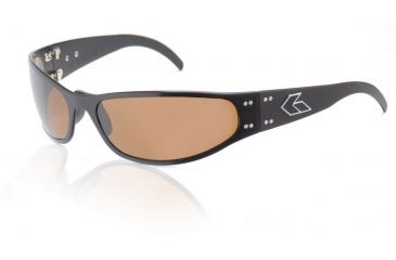Image of Gatorz Radiator Sunglasses, Black Frame, Brown Polarized Lens RADBLK03P
