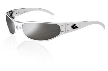 Image of Gatorz Radiator Sunglasses, Polished Frame, Chrome Lens RADPOL02