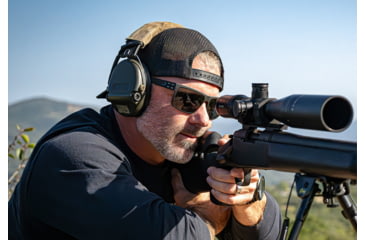 Image of Gatorz Rig Sunglasses, Black Frame with Black Logo, Smoke Lenses, GZ-14-001