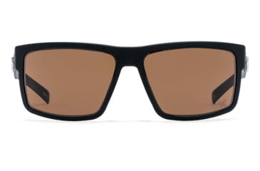 Image of Gatorz Rig Vortex Sunglasses, Black Frame, Brown High Contrast MilSpec Ballistic Optimized Polarized Lens with Anti-Reflective Coating, Black/Brown, Large, GZ-53-488