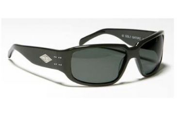 Image of Gatorz Saphron Sunglasses, Black Frame, Polarized Grey Lens