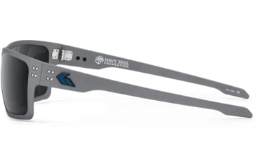 Image of Gatorz Sentix Navy Seal Foundation Glasses w/NSF Blue Logo, Gunmetal, 841235129858