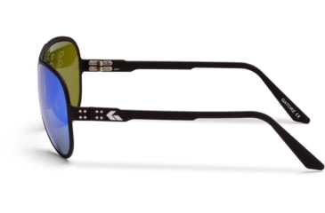 Image of Gatorz Skyhook Sunglasses, Black Frame, Brown Polarized w/Green Mirror Lens, GZ-09-023