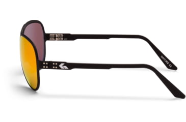 Image of Gatorz Skyhook Sunglasses, Black Frame, Brown Polarized w/Pink Mirror Lens, GZ-09-027
