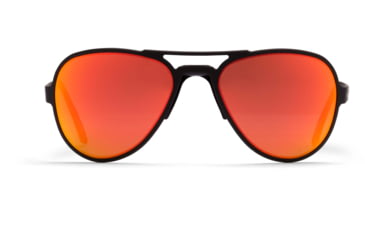Image of Gatorz Skyhook Sunglasses, Black Frame, Smoke Polarized w/Sunburst Mirror Lens, GZ-09-014