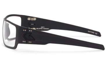 Image of Gatorz Specter Milspec Ballistic Glasses, Cerakote Blackout Frame, Clear w/Anti-Fog Lens, GZ-08-402