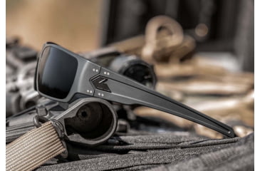 Image of Gatorz Specter Milspec Ballistic Glasses, Cerakote Gunmetalt Frame, Smoke w/Anti-Fog Lens, GZ-08-102