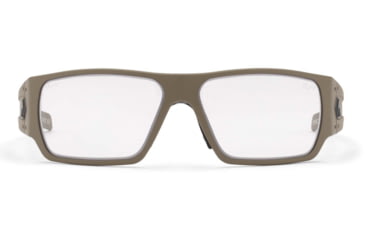 Image of Gatorz Specter Sunglasses, Tan Cerakote, MILSPEC Ballistic Smoke w/ Anti-Fog, Black Logo, Tan, GZ-08-305