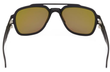 Image of Gatorz Stark Sunglasses, Matte Blackout Frame, Brown Polarized w/ Green Mirror Lens, GZ-06-013
