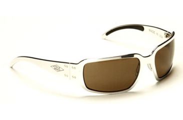 Image of Gatorz Rockstar Sunglasses, Polish Frame, Brown Lens