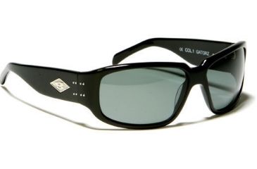 Image of Gatorz Saphron Sunglasses, Black Frame, Grey Lens