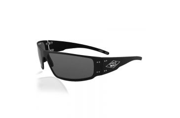 Image of Gatorz Throwback Magnum Sunglasses,Black Frame w/Throwback Logo,Polarized Smoked Lens, TBG-MAGBLK01P