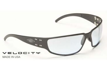 Image of Gatorz Velocity, Black Frame, Blue Gradient Lens
