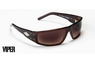 Image of Gatorz Viper Acetate Sunglasses, Gatorz Viper Sunglass Style Gatorz Viper Sunglasses, Brown Frame, Polarized Brown Lens