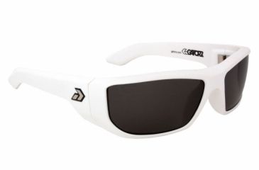 Image of Gatorz Vudmwh01Mwh Vudu Matte White Frame Grey Lens Sunglasses