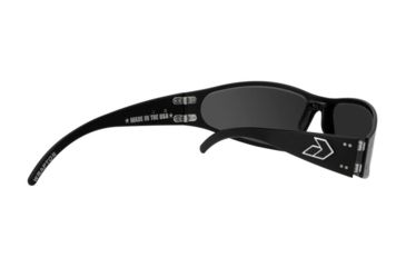 Image of Gatorz Wraptor Sunglasses, Black Frame, Chrome Lens WRABLK02