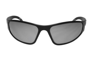 Image of Gatorz Wraptor Sunglasses, Black Frame, Smoked Polarized W/ Chrome Lens, WRABLK01P-C
