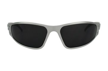Image of Gatorz Wraptor Sunglasses, Brushed Frame, Smoked Polarized Lens, WRABRU01P
