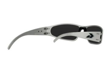 Image of Gatorz Wraptor Sunglasses, Brushed Frame, Smoked Polarized Lens, WRABRU01P