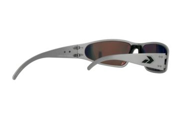 Image of Gatorz Wraptor Sunglasses, Brushed Frame, Sunburst Polarized Lens, WRABRU13P