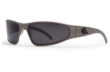 Image of Gatorz Wraptor Sunglasses, Cerakote Gunmetal Frame, Smoke Polarized, WRAGUN01PMBP