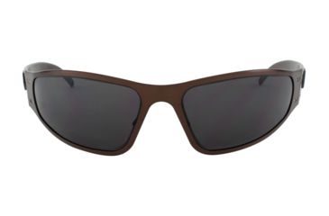 Image of Gatorz Wraptor Sunglasses, Copper Blackout Frame, Smoked Polarized Lens, WRACOP01PMBP
